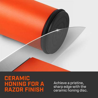 Karvé™ Rolling Knife Sharpener – Razor-Sharp Knives in 30 Seconds (No Skill Required)