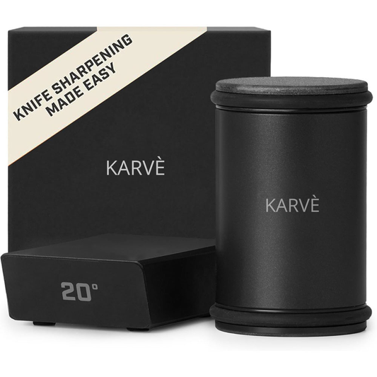 Karvé™ Rolling Knife Sharpener – Razor-Sharp Knives in 30 Seconds (No Skill Required)