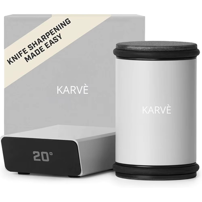 Karvé™ Rolling Knife Sharpener – Razor-Sharp Knives in 30 Seconds (No Skill Required)
